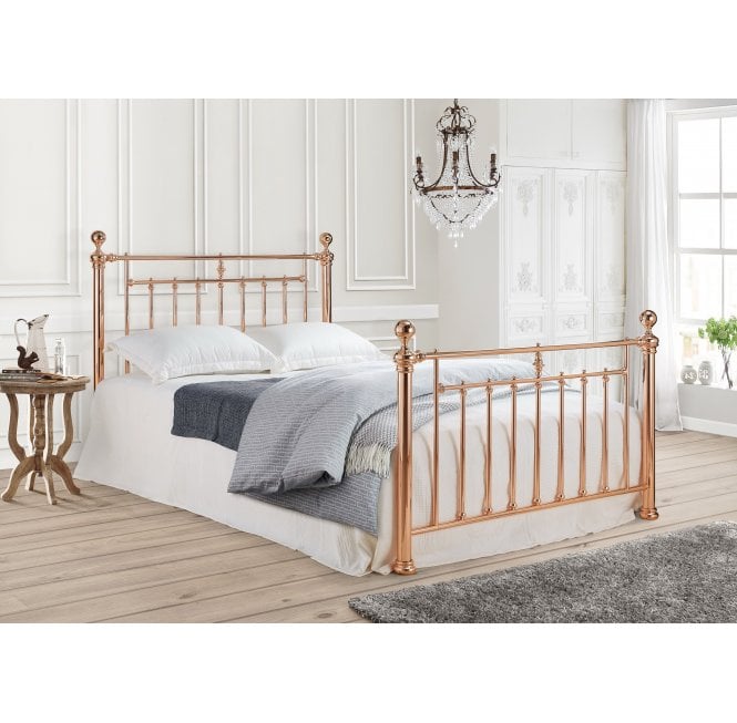 Appley Rose Gold Bed