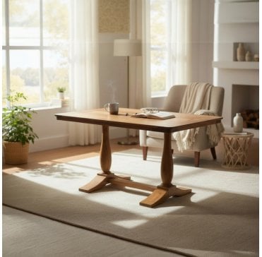 Arreton Pedestal Dining Table - 1.35m