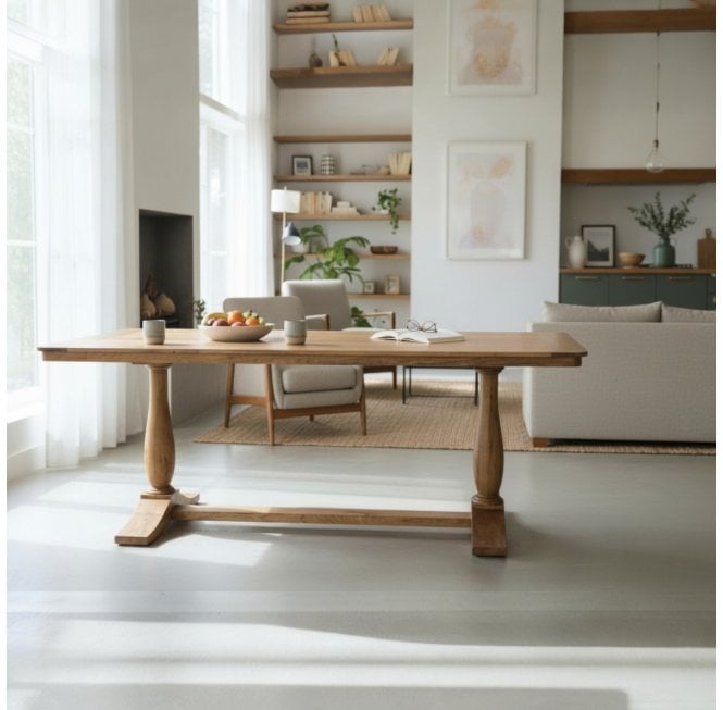 Arreton Pedestal Dining Table - 2m
