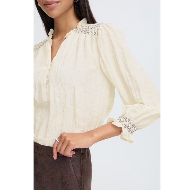 B.YOUNG Byfadile Blouse Birch