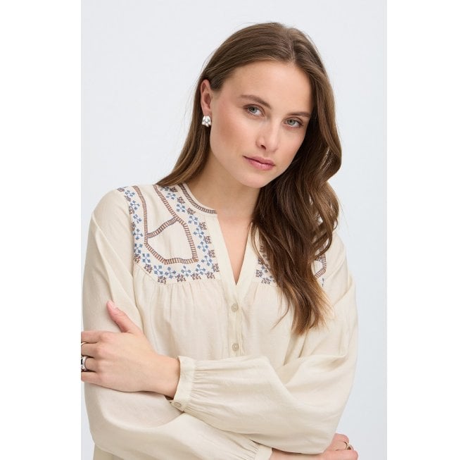 B.YOUNG Byirisa Blouse Birch