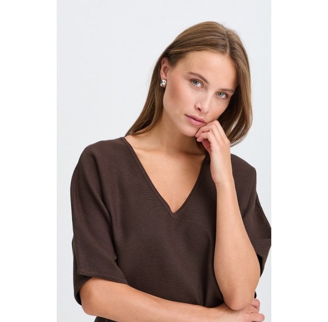 B.YOUNG Bymmorla Vneck Short Sleeve Java
