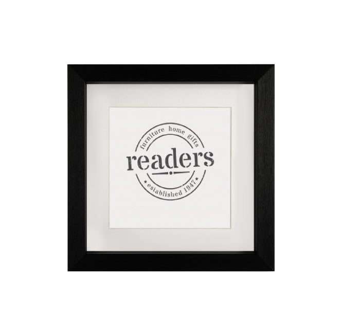 Black Box Frame 10" x 10" without mount (8" x 8" with mount)