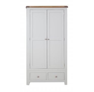 Calbourne Grey 2 Door 2 Drawer Wardrobe