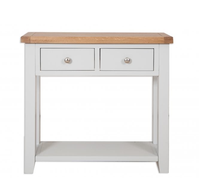 Calbourne Grey 2 Drawer Console Table