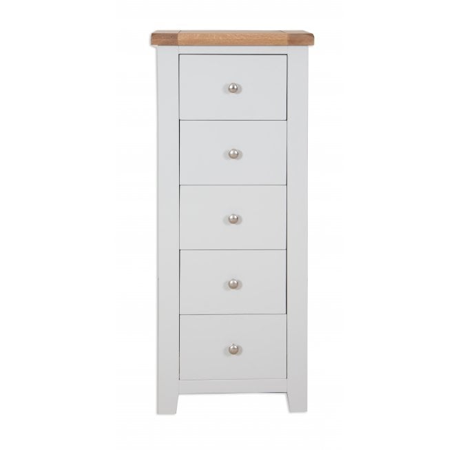 Calbourne Grey 5 Drawer Tall Chest