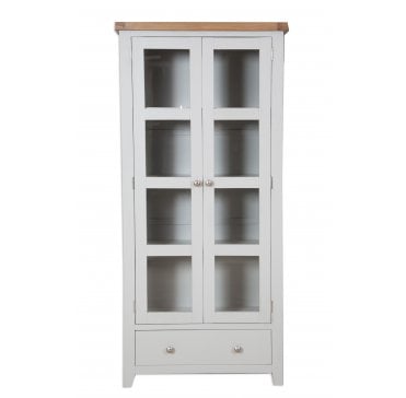 Calbourne Grey Display Cabinet