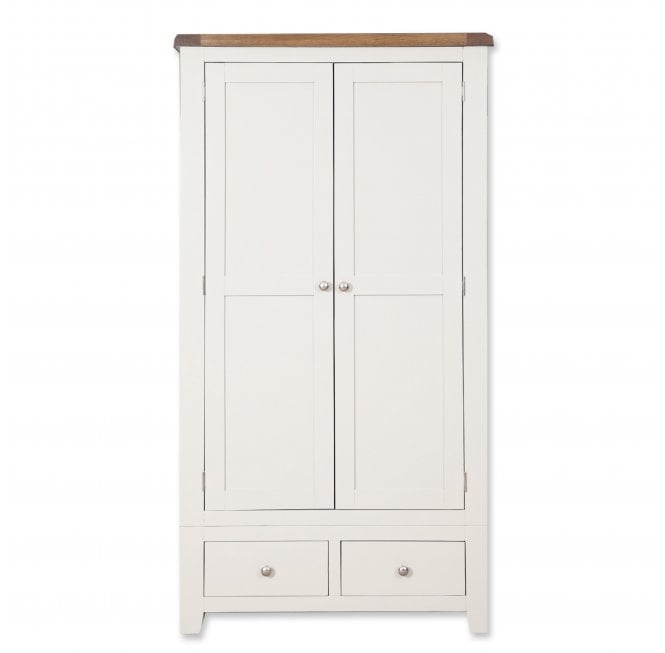 Calbourne White 2 Door 2 Drawer Wardrobe