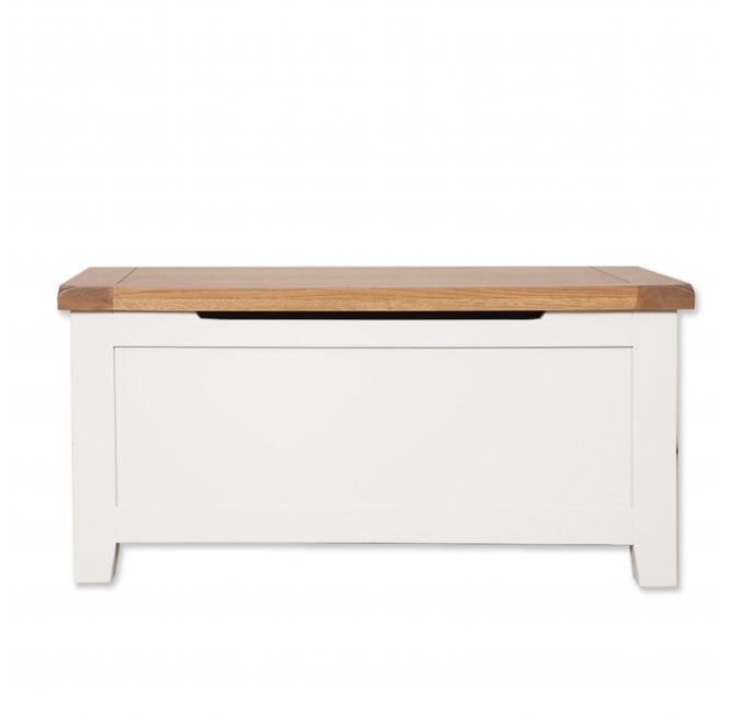 Calbourne White Blanket Box
