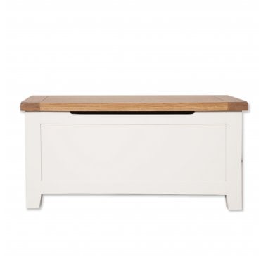 Calbourne White Blanket Box