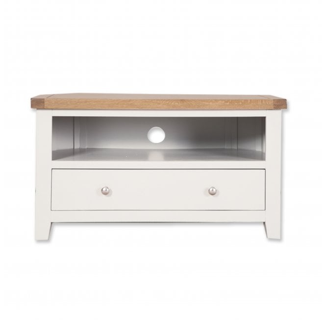 Calbourne White Corner Tv Cabinet
