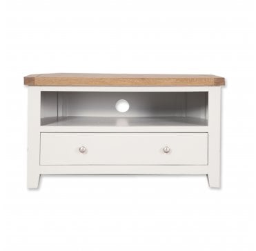 Calbourne White Corner Tv Cabinet