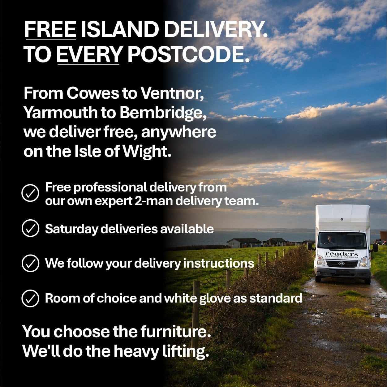 free isle of wight delivery