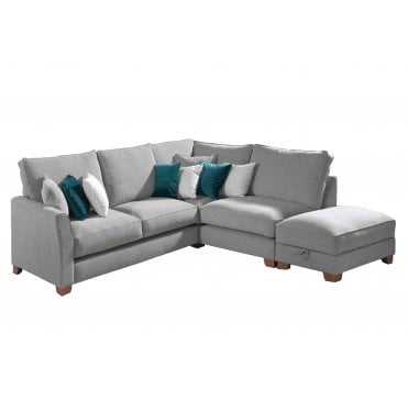 Dorset 2 Seater + Corner 90+1.5 Seater + Footstool with Storage