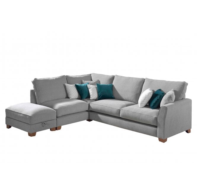 Dorset Square Footstool Without Storage + 1.5 Seater + Corner 90 + 3 Seater