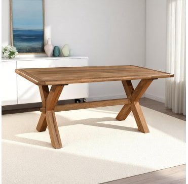 Dunsbury Cross Leg Dining Table - 1.75m