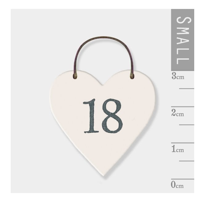 East of India Little Heart Sign - 18