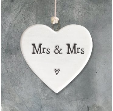 Porcelain Heart - Mrs and Mrs