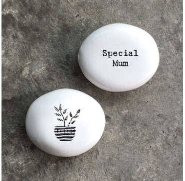 Porcelain pebble-Special mum