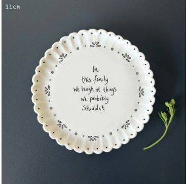 Scallop Coaster - laugh at things we shouldn’t
