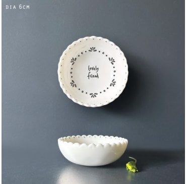 Small Scallop Bowl - Lovely Friend