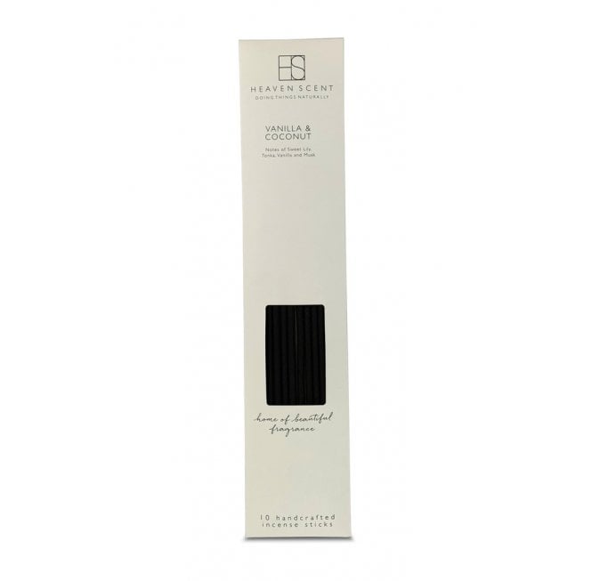 Heaven Scent 10 Incense Sticks – Vanilla and Coconut