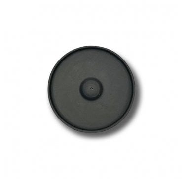 Ceramic Incense Plate - Graphite Black