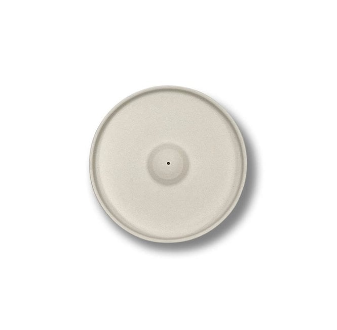 Heaven Scent Ceramic Incense Plate - White
