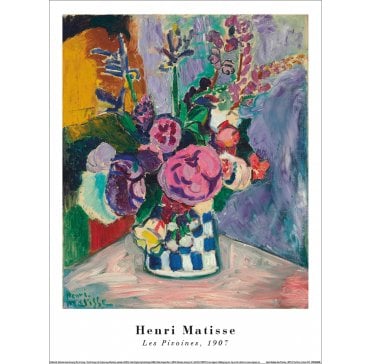 HENRI MATISSE (LES PIVIONES, 1907) ART PRINT 30X40