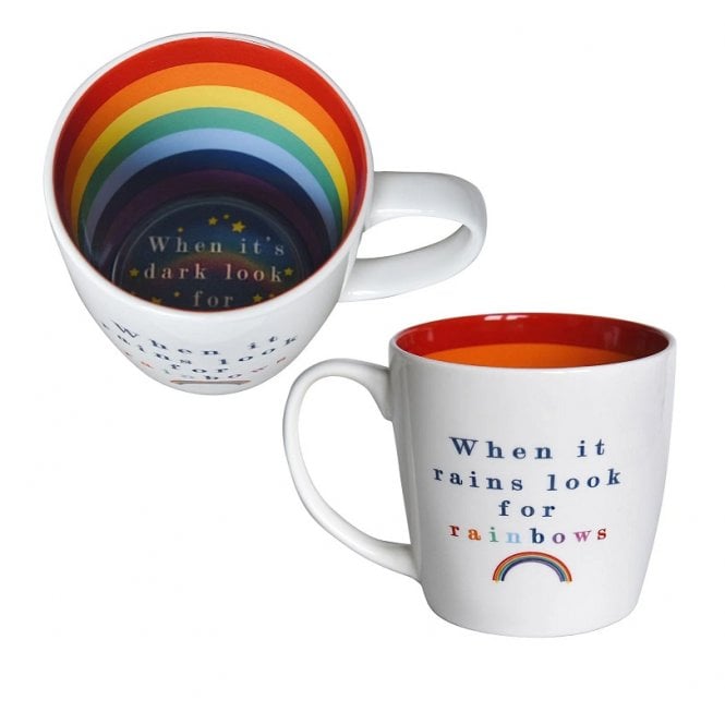 Inside Out Mug - When it rains look for rainbows