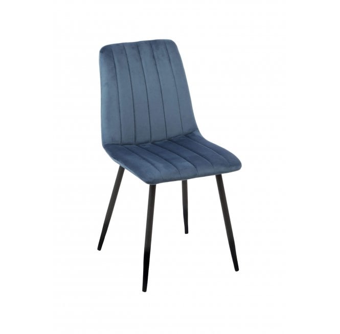 Lucca Dining Chair - Velvet Blue