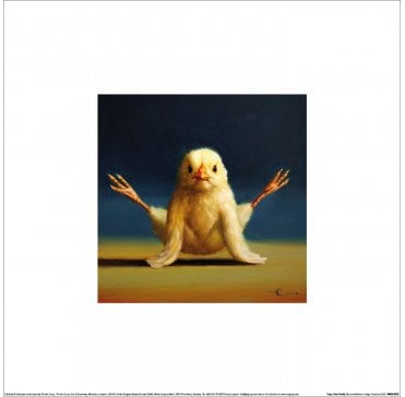 LUCIA HEFFERNAN (YOGA CHICK FIREFLY) ART PRINT 30X30