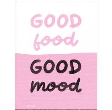 MANDI WELTON - WOO HOO PRINTS (GOOD FOOD GOOD MOOD) 30X40