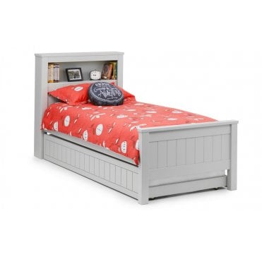 Morton Bookcase Bed - Dove Grey