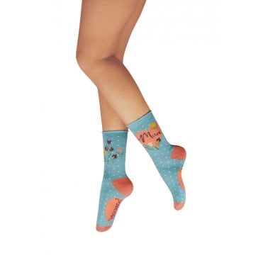 Special Mum Ladies Ankle Socks - Denim