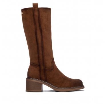 Heeled Tall Boot - Camel
