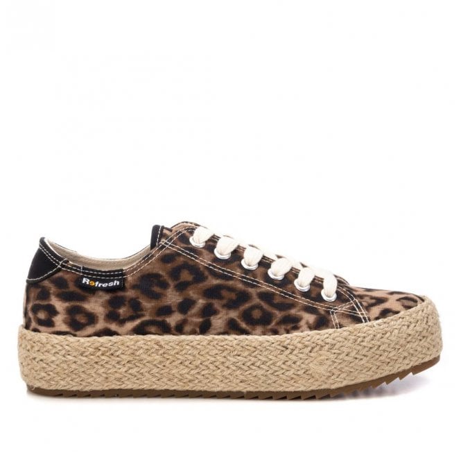 REFRESH Textile Pump - Leopard