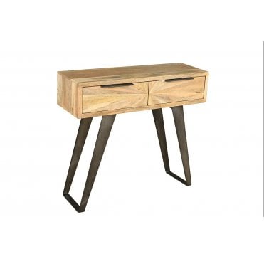 Sunburst 2 Drawer Console