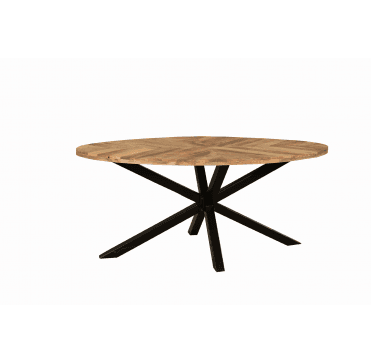 Sunburst Oval Dining Table -  1.8m