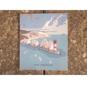The Needles Wooden Sign