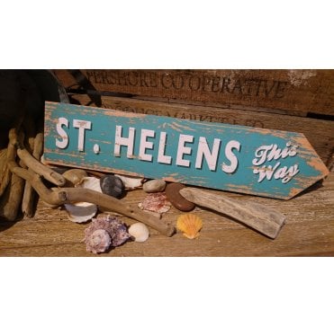 This Way Direction Sign - St. Helens