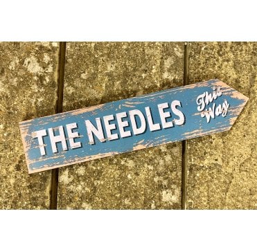 This Way Direction Sign - The Needles