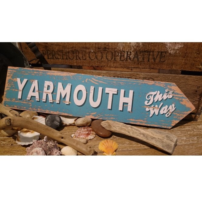 This Way Direction Sign - Yarmouth