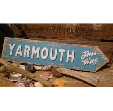This Way Direction Sign - Yarmouth