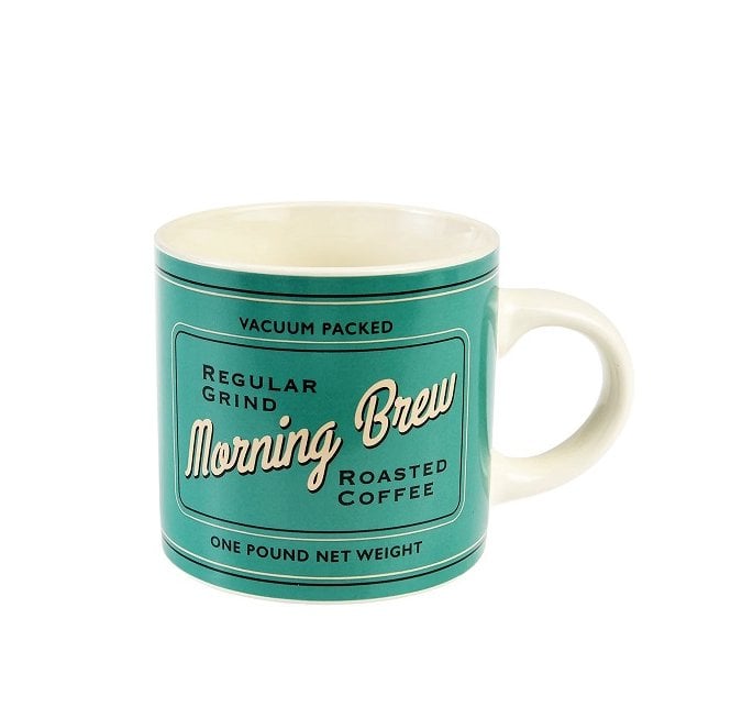 Vintage coffee mug - Morning brew